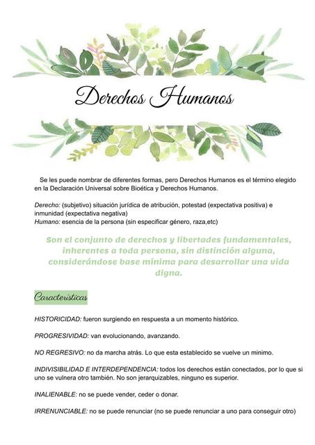 Derechos Humanos  