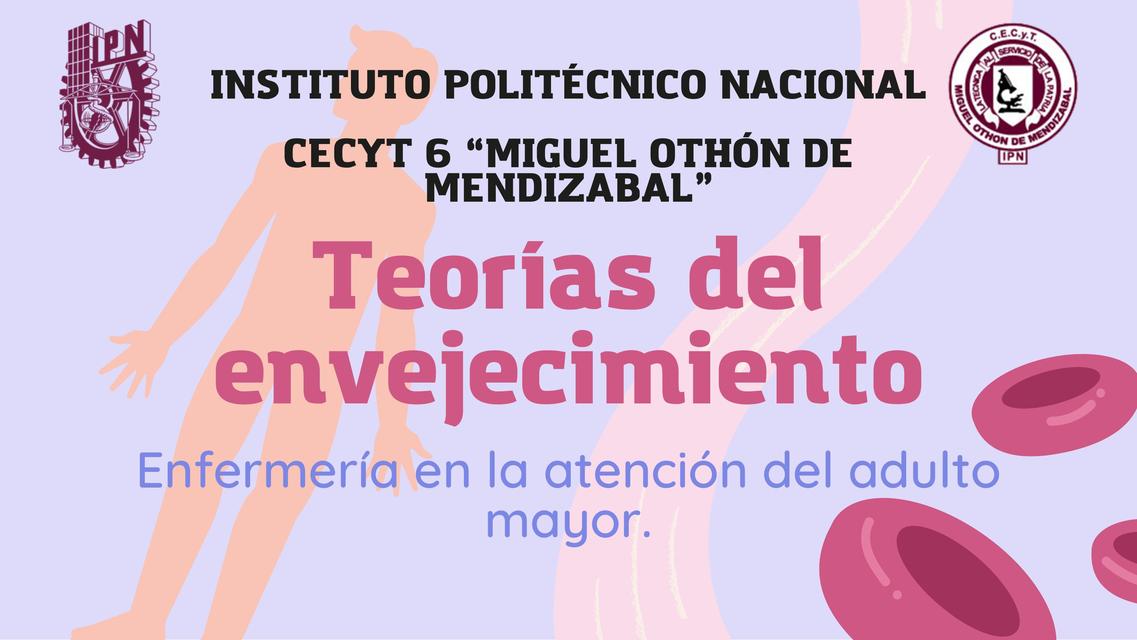 Teorías del envejecimiento   