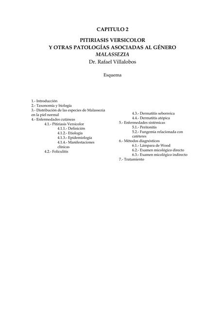 Capítulo 02 Pitiriasis versicolor