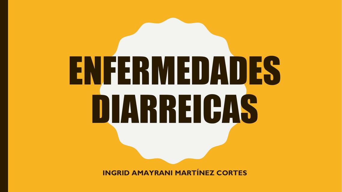 Enfermedades diarreicas