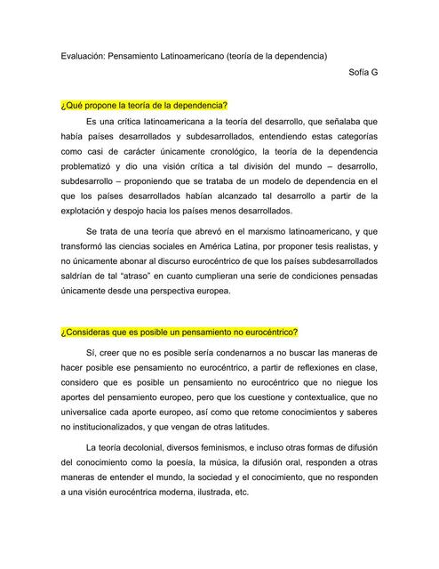 Teoría de la dependencia en América Latina