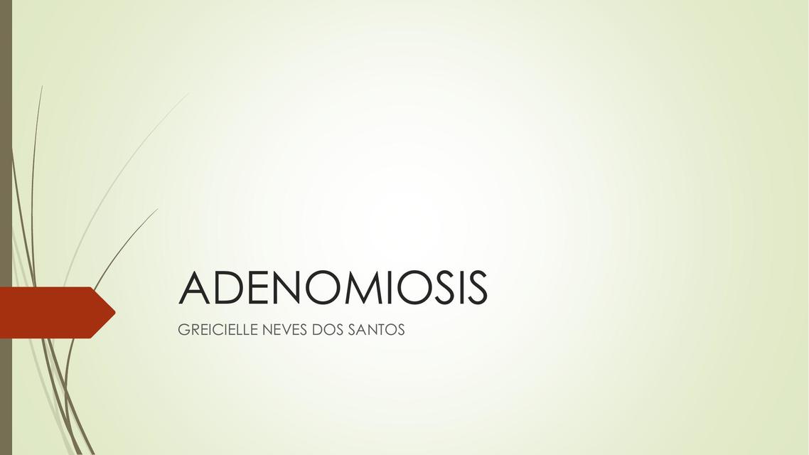 Adenomiosis 