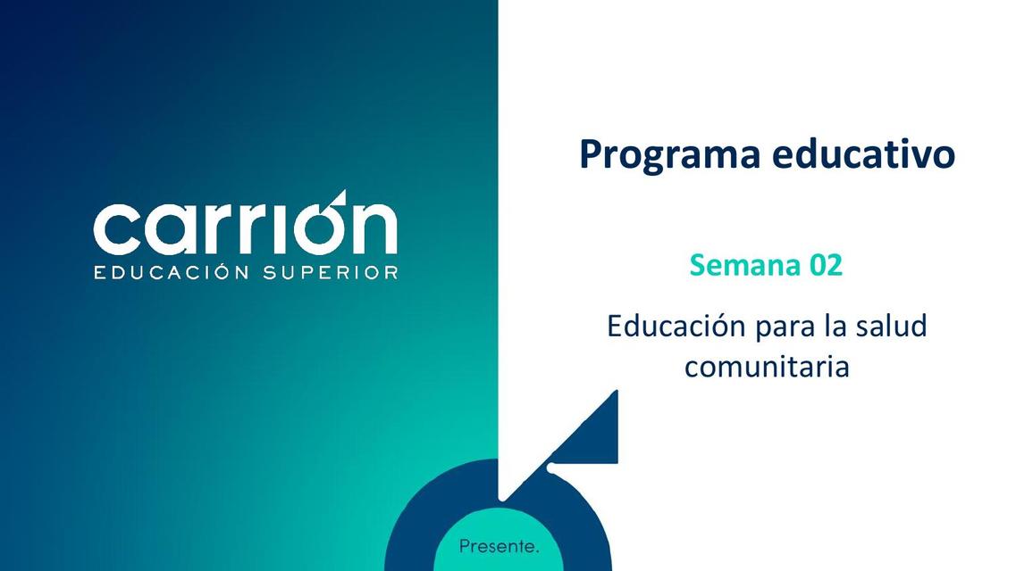 Programa Educativo 