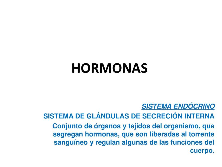 Hormonas 