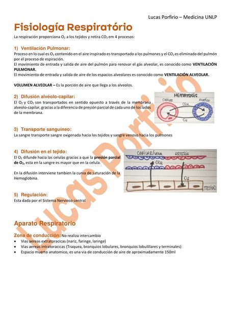 Fisiología Sistema Respiratorio  