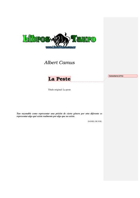 La peste