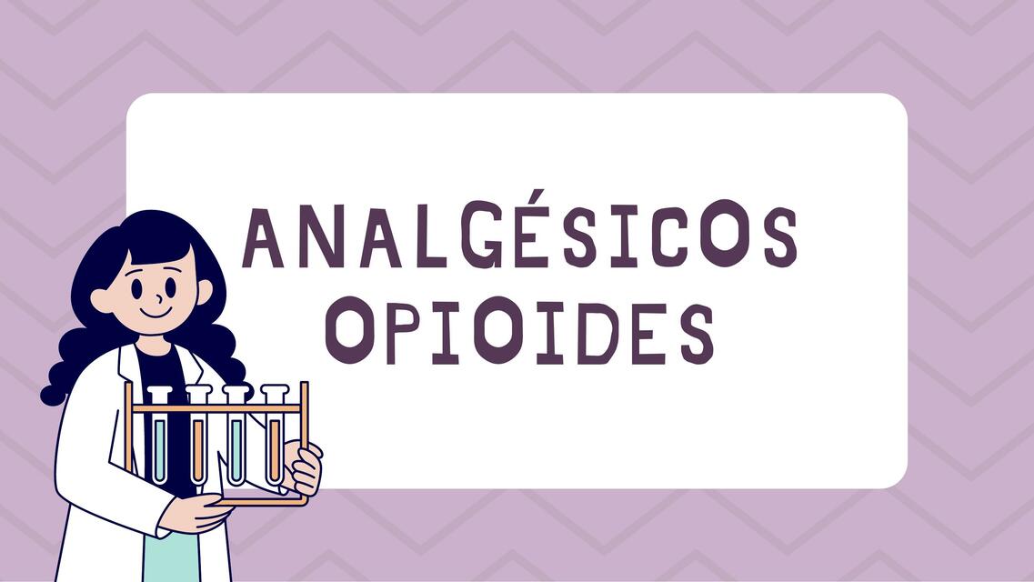 Analgésicos opioides