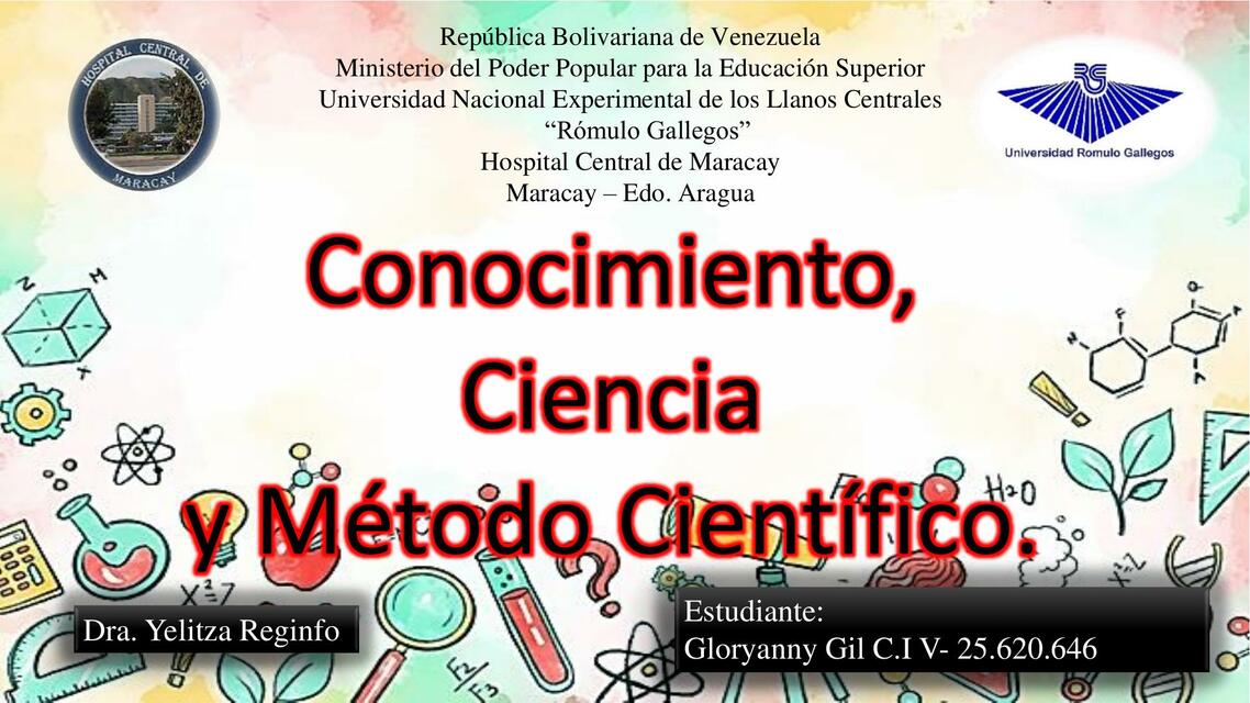 Conocimiento, ciencia y método científico 