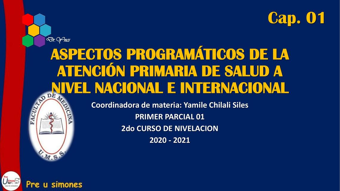 Aspectos Programáticos de la Atención Primaria de Salud 