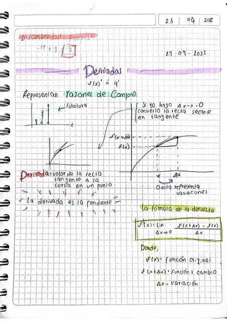 Apuntes Cálculo Diferencial