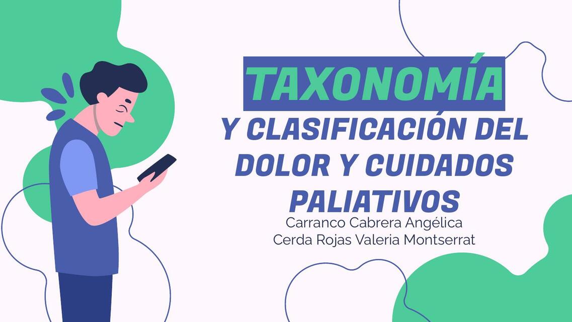 Clasificación del dolor