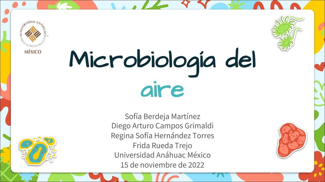 Microbiología del aire