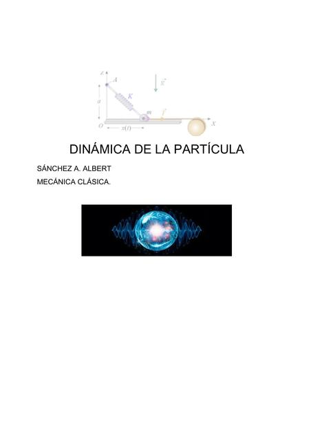 DINÁMICA DE LA PARTICULA