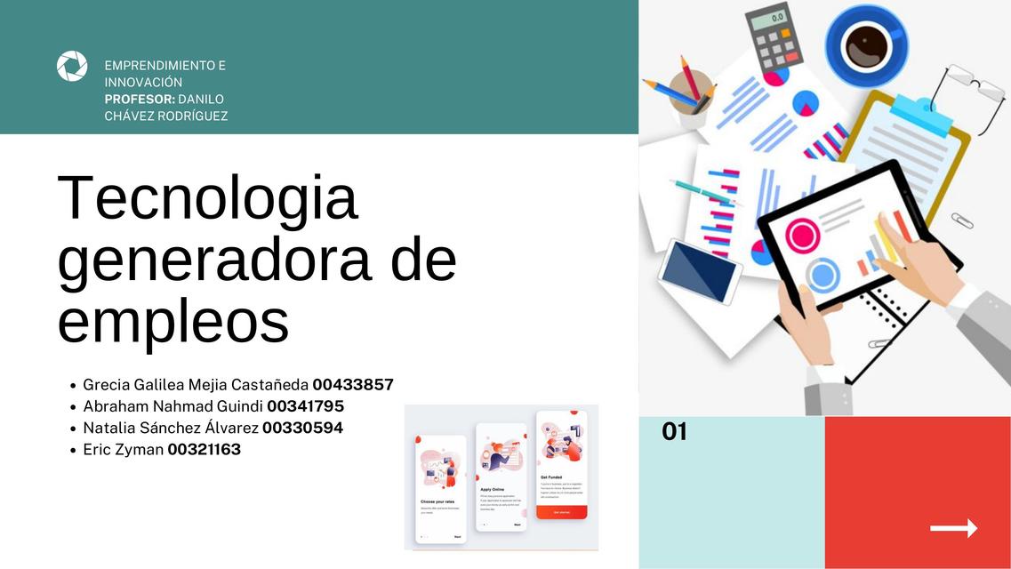 Tecnología generadora de empleos 