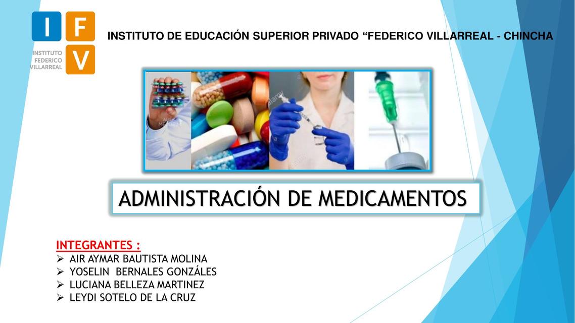 Administración de medicamentos  