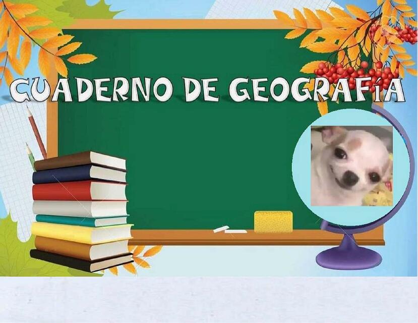 Cuaderno de Geografía 