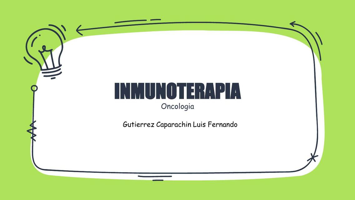 Inmunoterapia