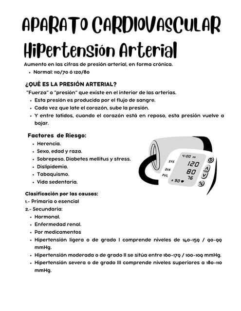 Patologías del Sistema Cardiovascular 