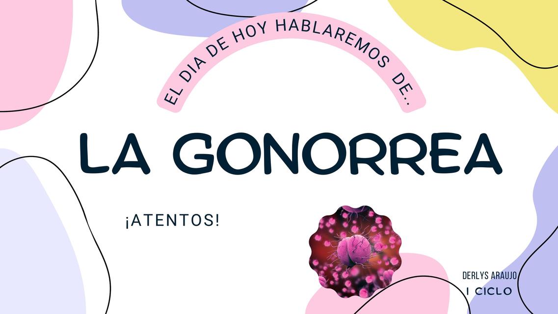 La gonorrea 