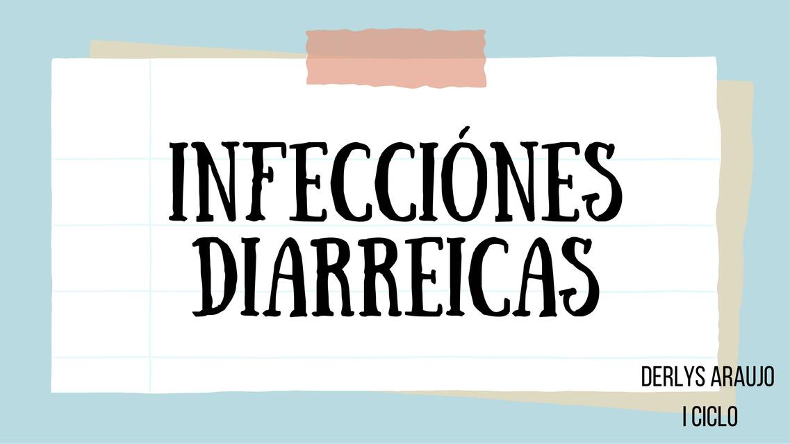 Infecciones Diarreicas 