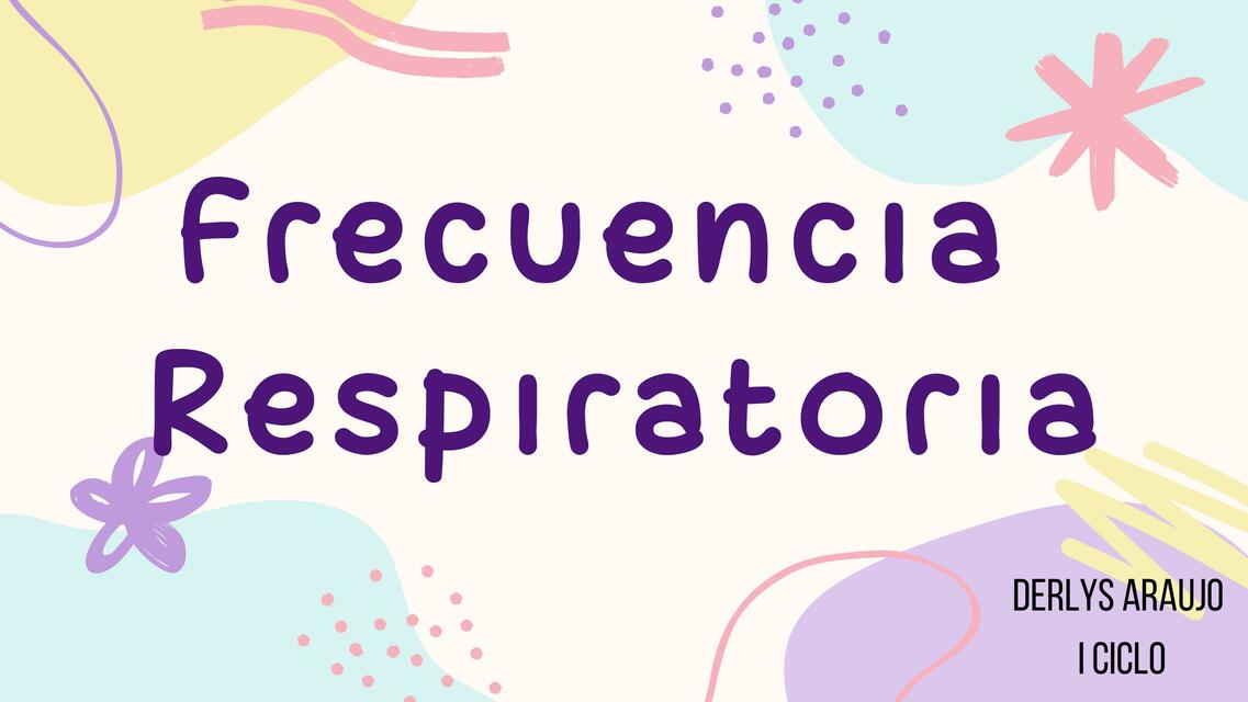 Frecuencia Respiratoria 