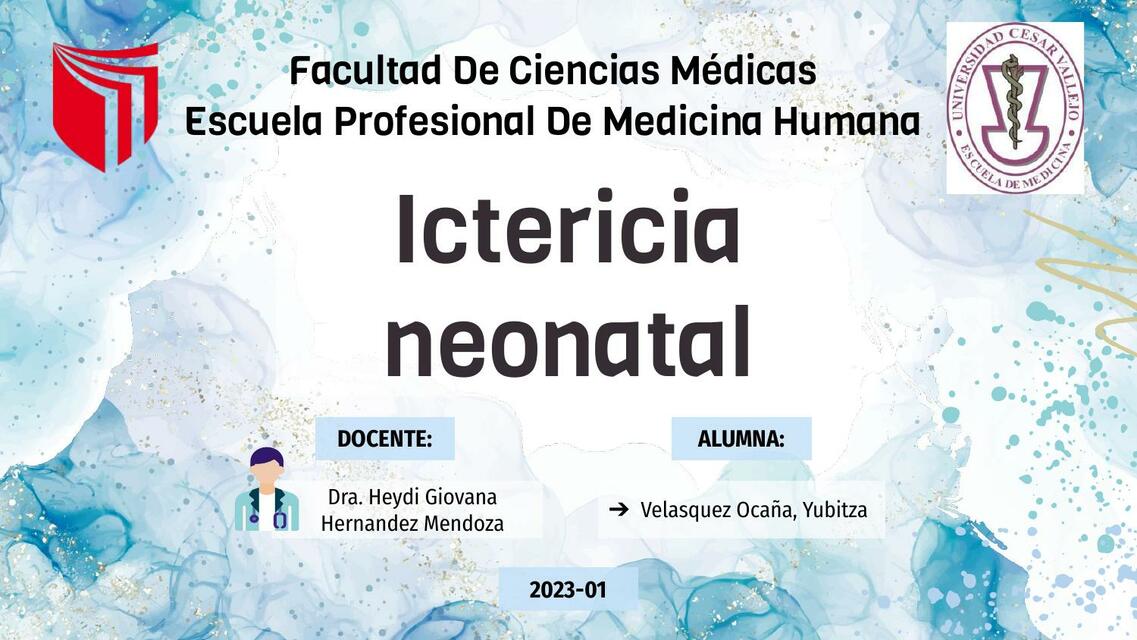 Ictericia neonatal 