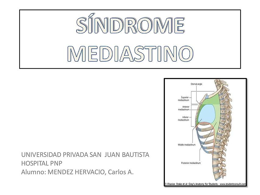 Síndrome Mediastínico