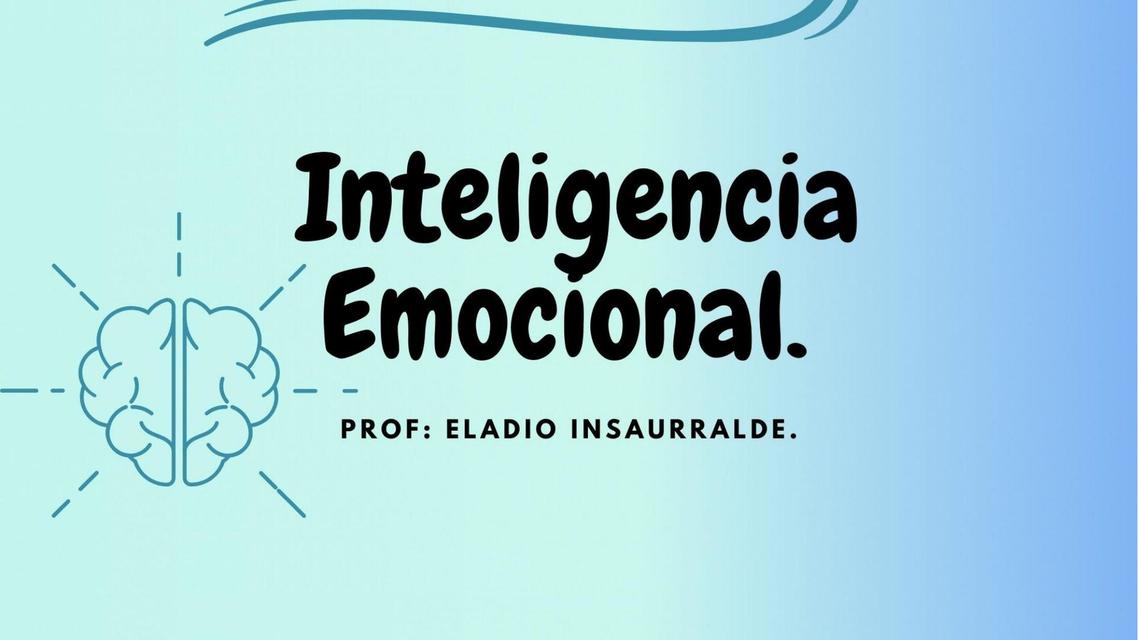 Inteligencia emocional  