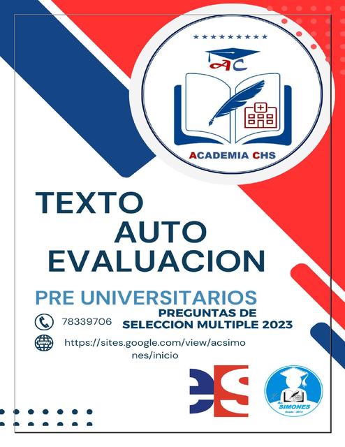 Autoevaluación de Biología 