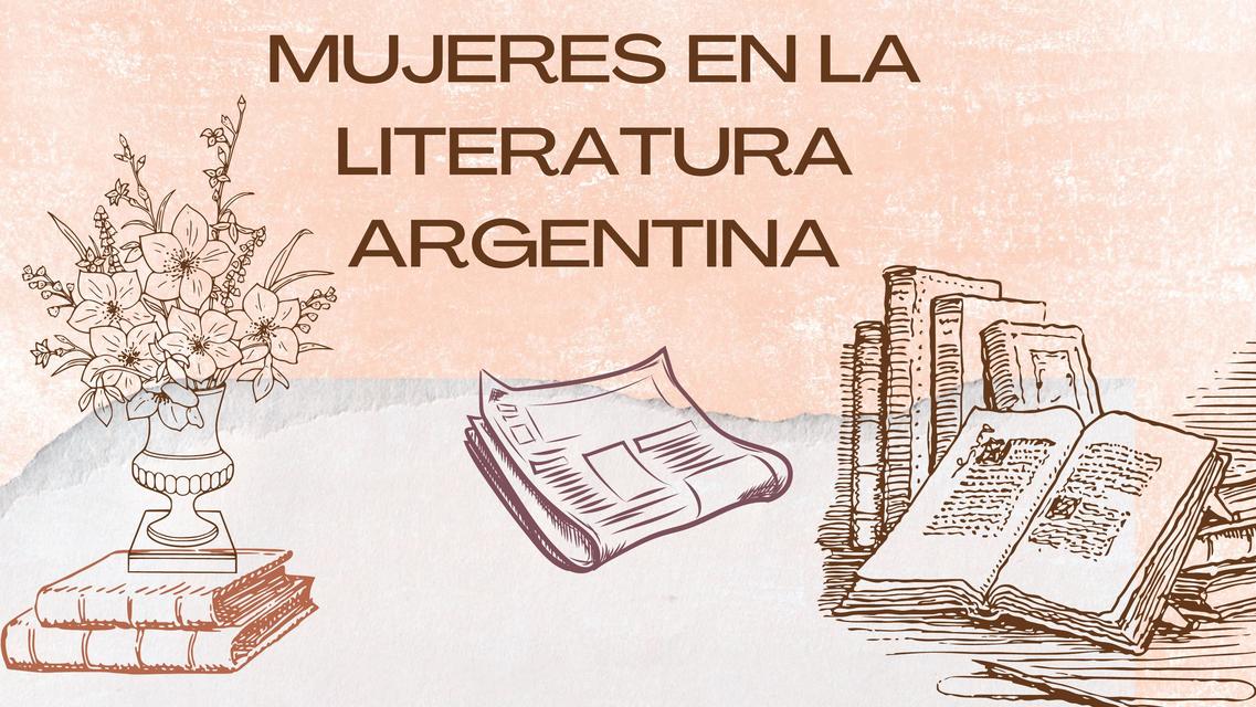 Mujeres en la literatura argentina