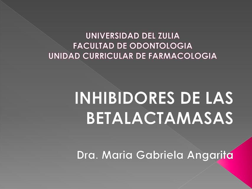 Inhibidores de las betalactamasas   