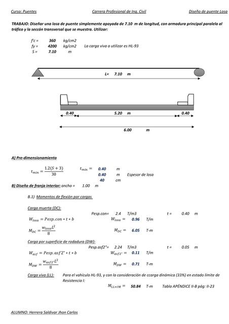 DISEÑO DE PUENTE LOSA CON AASHTO-LRDF 2014