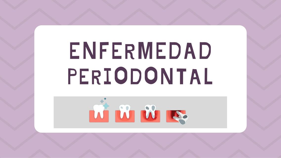 Enfermedad periodontal