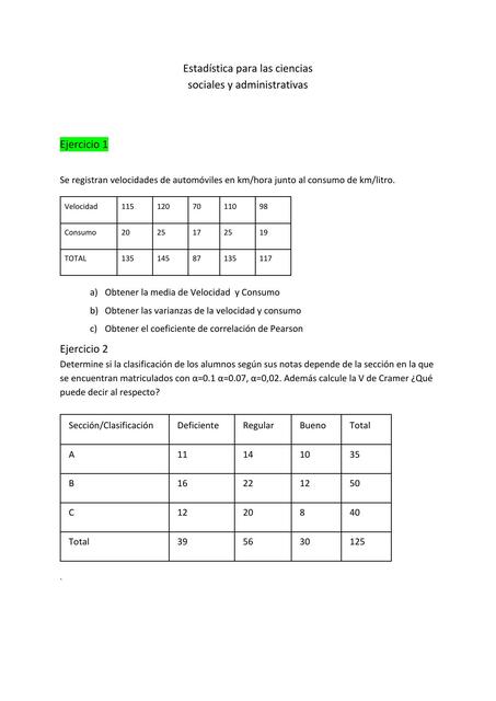 Estadística para las Ciencias Sociales y Administrativas