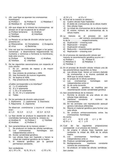 Ciclo Celular- Biología 