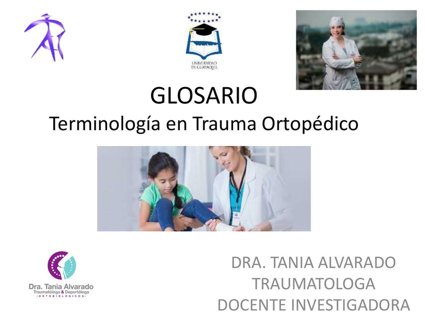 Terminología en trauma ortopédico 