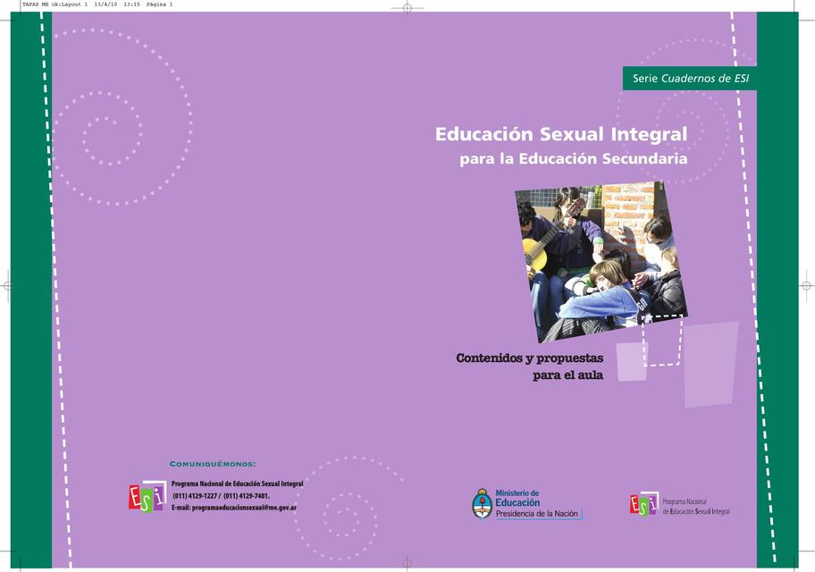 Educación sexual integral 