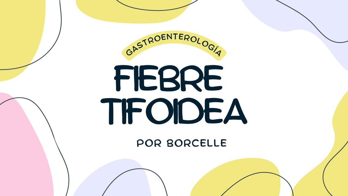 Fiebre tifoidea