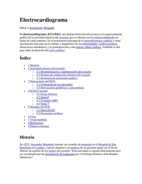 Electrocardiograma 