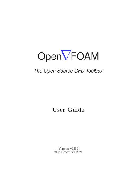 Manual Open Foan 