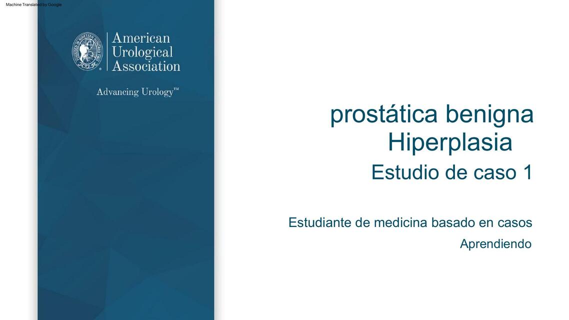 Hiperplasia Prostática Benigna 