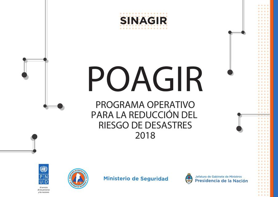 Programa Operativo para la Reducción del Riesgo de Desastres 