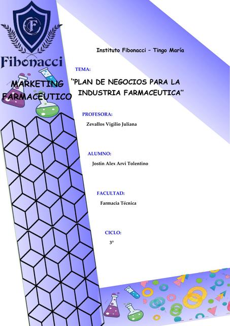 Plan de negocios para la industria farmacéutica 