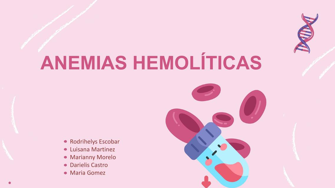 Anemias Hemolíticas