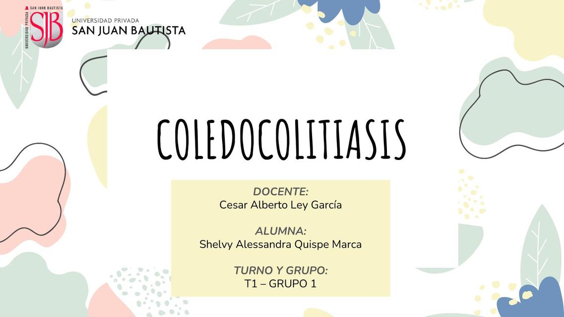 Coledocolitiasis 