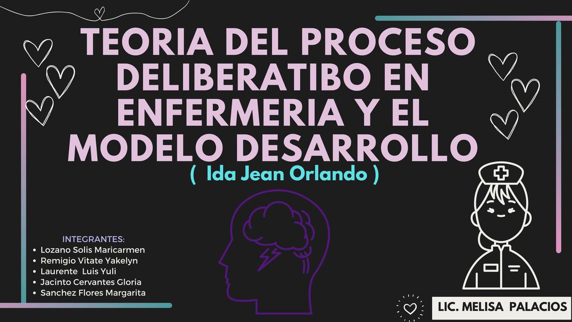 Teoría del proceso deliberativo en enfermería  