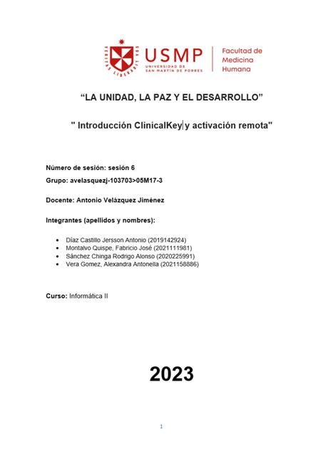 La Unidad, la Paz y el Desarrollo 