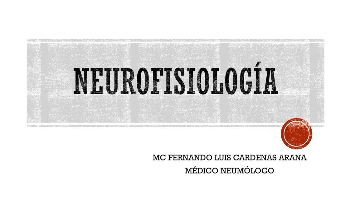 Neurofisiología 