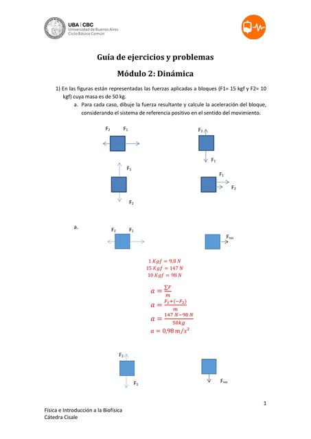 Módulo 2: Dinámica