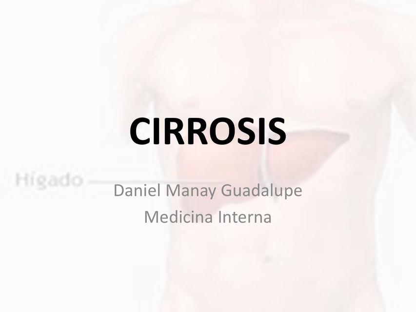 Cirrosis 